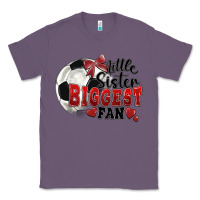Lavender little sister biggest fan soccer Classic Tee - FaDigitalArtStudio