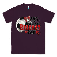 Plum little sister biggest fan soccer Classic Tee - FaDigitalArtStudio
