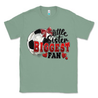 Sage little sister biggest fan soccer Classic Tee - FaDigitalArtStudio