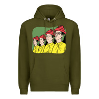 Army Green Devo Premium Hoodie - artisFamous