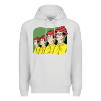 Dove Grey Devo Premium Hoodie - artisFamous
