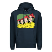 Navy Devo Premium Hoodie - artisFamous