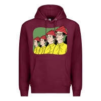 Burgundy Devo Premium Hoodie - artisFamous
