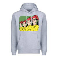 Heather Grey Devo Premium Hoodie - artisFamous