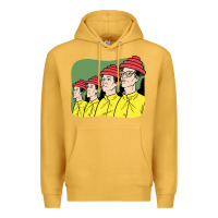 Mustard Devo Premium Hoodie - artisFamous
