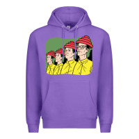 Purple Devo Premium Hoodie - artisFamous