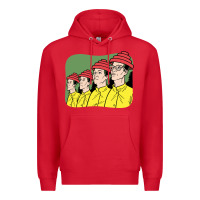 Red Devo Premium Hoodie - artisFamous