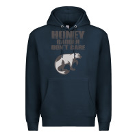 Navy honey badger dont care Premium Hoodie - artisFamous