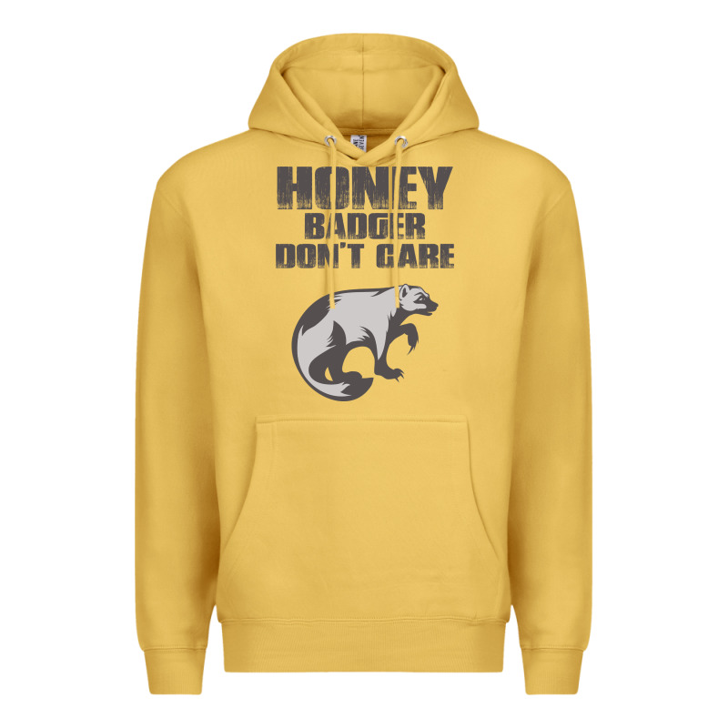 Honey Badger Dont Care Premium Hoodie by artisFamous | Teevron