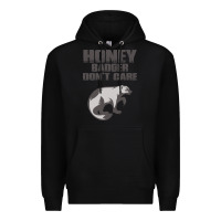 Black honey badger dont care Premium Hoodie - artisFamous
