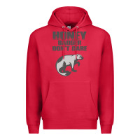 Cardinal honey badger dont care Premium Hoodie - artisFamous