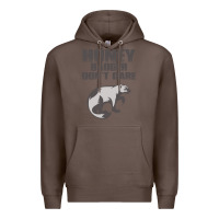Coffee honey badger dont care Premium Hoodie - artisFamous