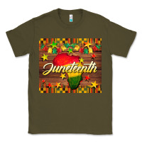 Army Green Juneteenth Classic Tee - BarkalooDesign