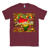 Burgundy Juneteenth Classic Tee - BarkalooDesign