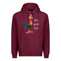 Burgundy hei girl Premium Hoodie - artisFamous