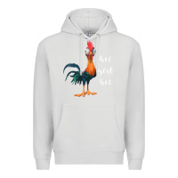 Dove Grey hei girl Premium Hoodie - artisFamous