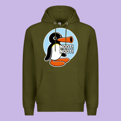 Noot Noot Funny Premium Hoodie Designed By Artisfamous