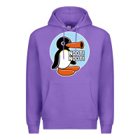 Purple noot noot funny Premium Hoodie - artisFamous