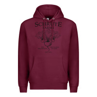 Burgundy Schrute Farms - The Office Premium Hoodie - artisFamous