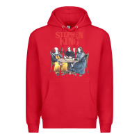 Red retro cult classic Premium Hoodie - artisFamous