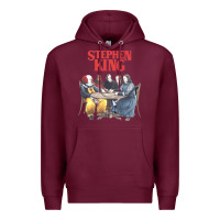 Burgundy retro cult classic Premium Hoodie - artisFamous