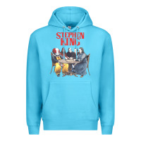 Ocean Blue retro cult classic Premium Hoodie - artisFamous