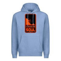 Colony Blue Fist Full Of Soul Long Record Player Premium Hoodie - artisFamous
