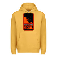 Mustard Fist Full Of Soul Long Record Player Premium Hoodie - artisFamous