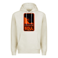Oatmeal Heather Fist Full Of Soul Long Record Player Premium Hoodie - artisFamous