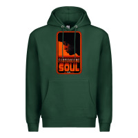 Sports Green Fist Full Of Soul Long Record Player Premium Hoodie - artisFamous