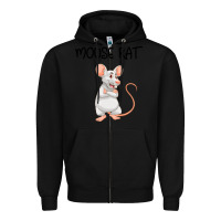 Black Mouse Rat Zipper Hoodie - Bettercallsaul