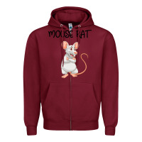 Burgundy Mouse Rat Zipper Hoodie - Bettercallsaul