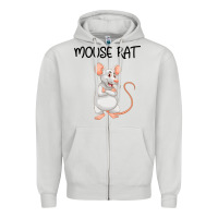 Dove Grey Mouse Rat Zipper Hoodie - Bettercallsaul
