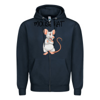 Navy Mouse Rat Zipper Hoodie - Bettercallsaul