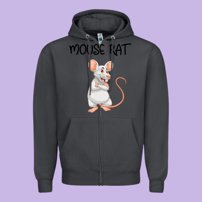 Mouse Rat Zipper Hoodie Designed By Bettercallsaul