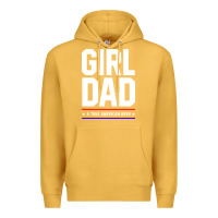 Mustard Girl Dad A True American Hero - Fathers Day Gift Premium Hoodie - artisFamous