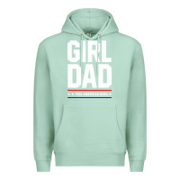 Seafoam Girl Dad A True American Hero - Fathers Day Gift Premium Hoodie - artisFamous