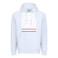 White Girl Dad A True American Hero - Fathers Day Gift Premium Hoodie - artisFamous