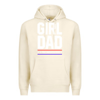 Tofu Girl Dad A True American Hero - Fathers Day Gift Premium Hoodie - artisFamous