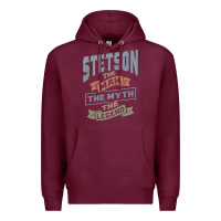 Burgundy Stetson Personalized Name Birthday Gift Premium Hoodie - artisFamous