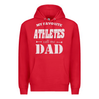 Red coach dad t shirt   sports lover gift Premium Hoodie - artisFamous