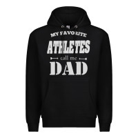 Black coach dad t shirt   sports lover gift Premium Hoodie - artisFamous