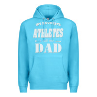 Ocean Blue coach dad t shirt   sports lover gift Premium Hoodie - artisFamous