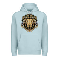 Blue Mist Lion t-shirt  designs Premium Hoodie - artisFamous