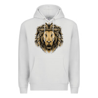 Dove Grey Lion t-shirt  designs Premium Hoodie - artisFamous