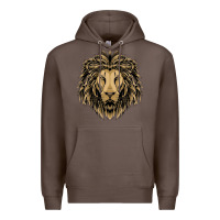 Coffee Lion t-shirt  designs Premium Hoodie - artisFamous