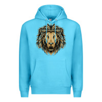 Ocean Blue Lion t-shirt  designs Premium Hoodie - artisFamous