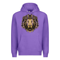 Purple Lion t-shirt  designs Premium Hoodie - artisFamous