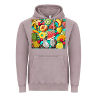 Vintage Zinc summer fruits Vintage Hoodie - BarkalooDesign