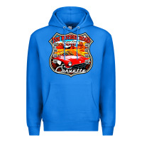True Royal CLASSIC CARS ROUTE 66 Premium Hoodie - artisFamous